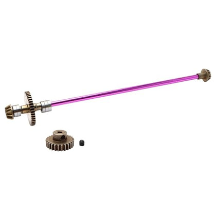 Metal Main Central Axle Drive Shaft Upgraded Replacement Spare Parts for 1:12 124019 124018 RC Car Spare Accessories - color: 1:12 Main Drive Shaft