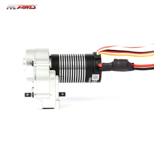 RCAWD Hobbywing Brushless Motor and 3000KV 370spec Quicrun Fusion Mini16 Center Gear Box with EC2 to IC2 for 1/18 Axial UTB18 Capra 4WD 4WS Series Upgrades Part