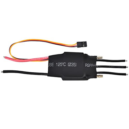 Brushless ESC, Fastest Response Water Cooling Plug and Play Speed Controller 60A for RC Boat Marine Applications High Performance Boating Enthusiasts