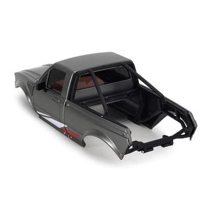 RC Spare Part Compatible with TRX4M for Defender for Bronco for Pickup Hard Body Shell with Bed Rack 1/18 RC Crawler Car Upgrade Parts(Gray) - size: Gray
