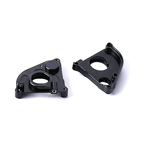 Aluminum Transmission Case Cover Gearbox Housing for Axial SCX24 1/24 RC Crawler Car Upgrades (Black)