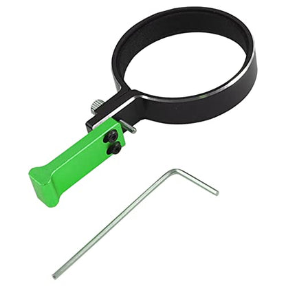 RC Transmitter Steering Wheel Trigger One-Handed Control Adapter Compatible with Flysky gt5 Traxxas TQI Dumborc Remote Controller Transmitter 1.55"-1.65" Steering Wheel (Green) - color: Green