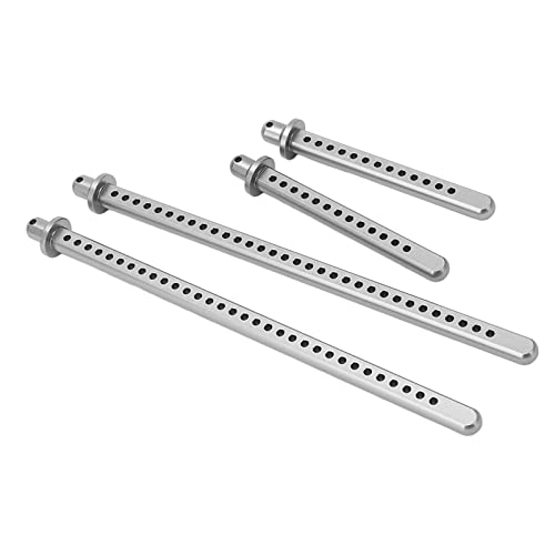 4Pcs RC Car Shell Column Aluminum Alloy Front Rear Extended Body Post Mount Shell for Axial Sc 90046 1/10 Sc This RC Column Is Compatible and Can Securely RC Car Shell ColumnRC