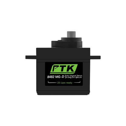 PTK 8482 MG-D 16g Metal Teeth Digital Servo Remote Control Model Airplane Car Steering Fixed Wing HS82MG (1pcs) - style: PTK 8482-1pcs