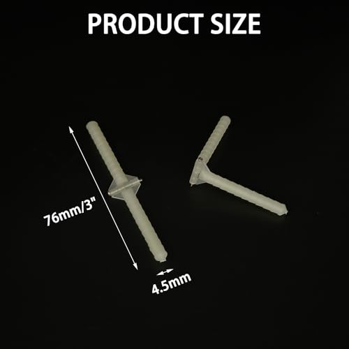 10PCS RC Airplane Plastic Needle Hinge Pin Hinge for RC Plane Helicopter Aircraft DIY Model Plane Fix Wing Parts Foam Model Plane Replacement (4.5x76mm) - style: 4.5x76mm