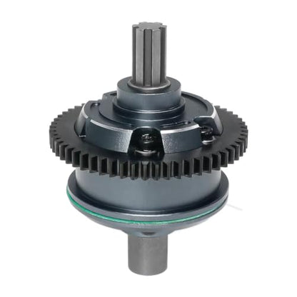 Center Gearbox 57T Diff Metal Upgrades for Mojave 4S for BLX 1/10 | RC Car Upgrades Modify Repair Parts with metal gearbox and 57T diff smooth torque split heat control(Titanium 1) - color: Titanium 1