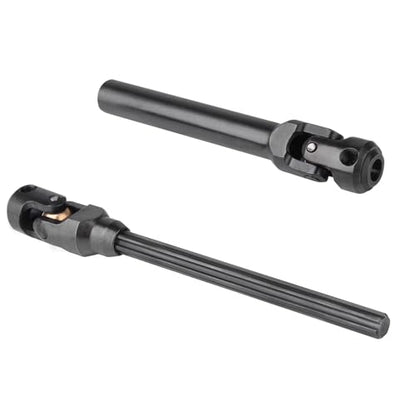 2pcs Hobbyfire 1/10 RC Crawler Drive Shafts Steel Universal Joint Driveshaft Heavy Duty for Axial SCX10 II III TRX4 Redcat Gen8 Gen7 Element Upgrades Parts(119-178mm) - style: 119-178mm