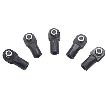 10Pack Share Goo M4 Plastic Tie Rod End Ball Joint Link Ball Head Holder Compatible with Traxxas TRX-4 Axial SCX10 HSP 90046 90047 1/10 RC Crawlers Car (22mm) - size: 22mm