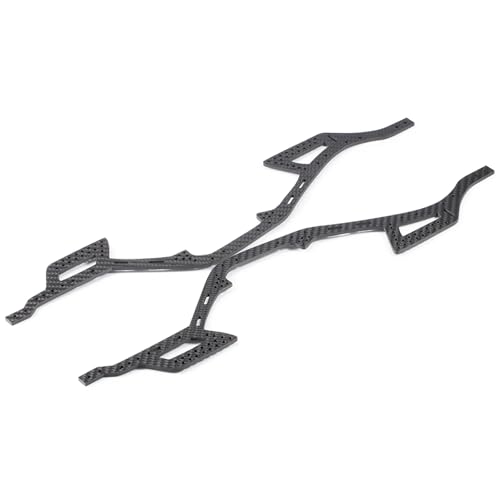 RC Upgrade Accessories for SCX10 II for Element for Enduro 1/10 for LCG Chassis Kit with Overdrive Gearbox Skid Plate Servo Mount Frame Braces RC Crawler Trail Truck Car Parts(Rails) - size: Rails