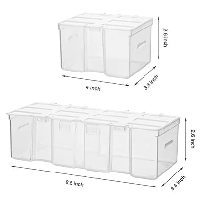 Mayouko 16 Compartments Detachable Toolbox Organizer,Hardware Organizer Box with Removable Sections,Carrying Storage Case for Patts,Screws,Bolts,Nuts,Toys - size: 13.5"L x 12"W x 5"H