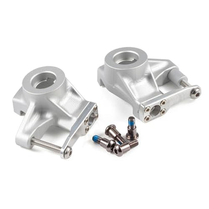 Aluminum Steering Knuckles Black Clear Anodized for Axial SCX10 II AR44 Vanquish HD44 D44 VS4-10 Rockjock F9 F10T Straight Axle (Clear) - color: Clear