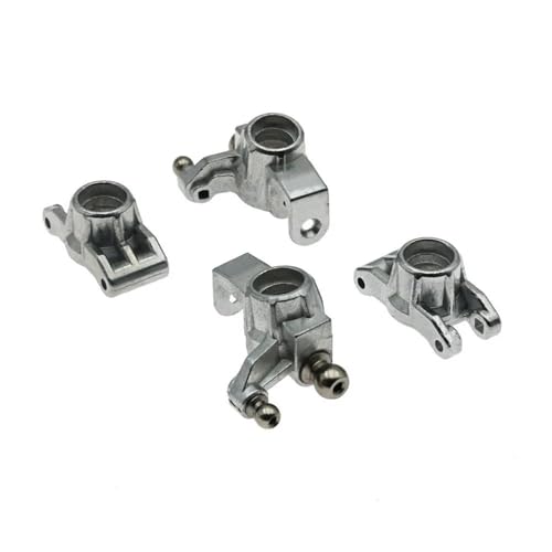 RC Crawlers Components For SCY 16101 16102 16103 16201 16101 Pro 16102 Pro 16103Pro 16201Pro Metal Front Steering Cup Rear Hub Carrier 1/16 RC Car Upgrade Parts(Front) - size: Front