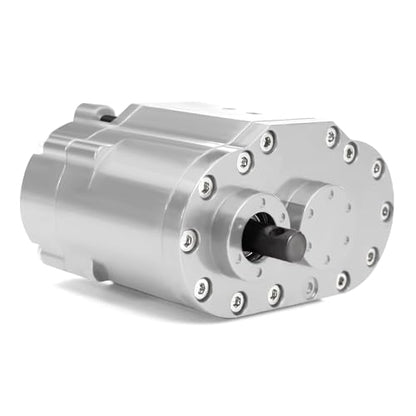2-Speed 48P Transfer Case Transmission Gearbox with Steel Gears Ratio 1.8:1/0.7:1 for 1/10 RC Crawler Axial SCX10 90046 D90 (Silver) - color: Silver