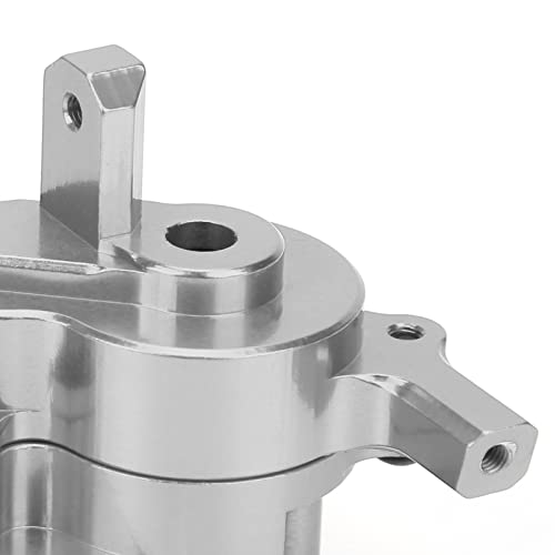Aluminum Alloy Transmission Case Housing Set, RC Gearbox Housing for GEN8 1/10 RC Car, CNC 6061 - T6 with Hard Anodized Finish and PTFE Coated Gears (Silver) - color: Silver