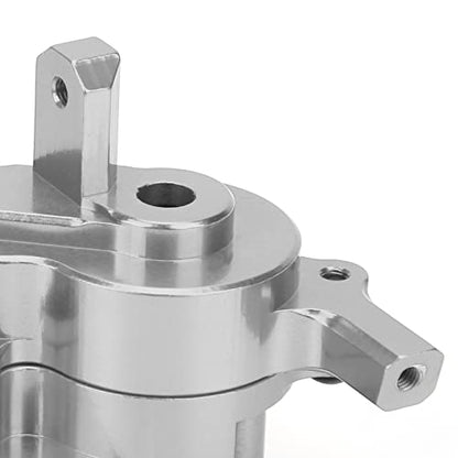 Aluminum Alloy Transmission Case Housing Set, RC Gearbox Housing for GEN8 1/10 RC Car, CNC 6061 - T6 with Hard Anodized Finish and PTFE Coated Gears (Silver) - color: Silver