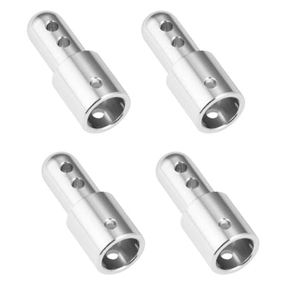 RCHUBAM 4PCS Body Posts with Pins for MJX Hyper Go 14210 14209 14301 14302 | Aluminum Front & Rear Body Posts,RC Upgrade Parts,2 Color - color: Silver