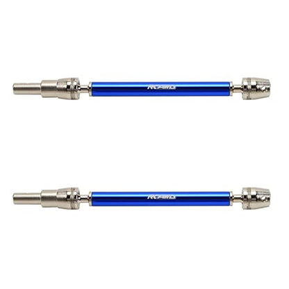RCAWD 1/10 CVD Driveshafts for Kraton 4S V2 & Outcast 4S V2 Upgrades (Only Fit V2), Axles Joint Shafts Aluminum Parts for ARRMA #ARA311147#ARA4408V2#ARA4410V2 Blue