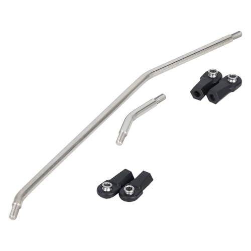 High Clearance Carbon Fiber LCG Chassis Kit with Transmission Shocks Absorbers for 1/10 RC Crawler Cheater Rigs SCX10 II (Links Set)