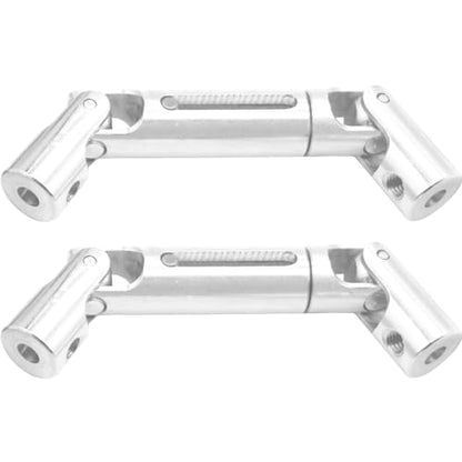2Pcs Metal RC Universal Drive Shaft CVD Transmission Joint 57mm-71mmfor WPL MN Modes B-14 B-16 B-24 B-36 MN-D90 1/16 1/24 RC Military Truck Crawler Car