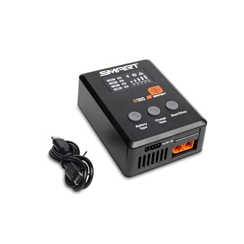 Spektrum Accessories Smart Powerstage Surface Bundle: 5000mAh 2S 50C LiPo Battery (IC3) / 100W S100 Charger, SPMX-1031