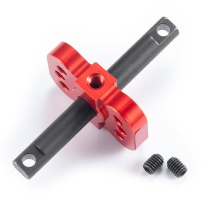 Aluminum Differential Locker Spool Diff Case Mounts for 1/10 Scale Tra-xxas Slash 2WD Rustler Stampede VXL Bandit Car Truck Upgrades Parts (Red) - color: Red
