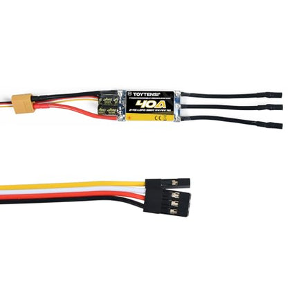 40A 2–4S RC Brushless Motor ESC for RC Plane & Airplane with 5V/6V 4A SBEC