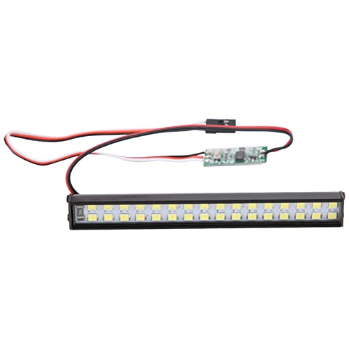RC Light Bar, RC Light Kit Metal Plastic with Installation Accessories RC LED Lights for RC Crawler Car