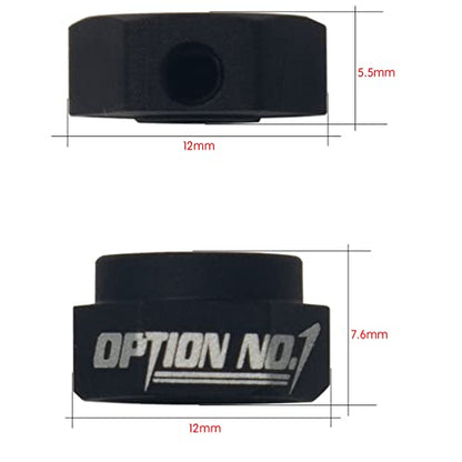 RC Car 1/10 Aluminum 12mm Hex Wheels Rims Hub Adapter for Tamiya DT-02 DF02 Holiday Buggy 2WD Off-Road Upgrade Parts