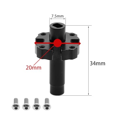 GoolRC Steel Differential Spool Diff Locker Spool Replacement for Traxxas Trx4 Trx6 1/10 Remote Control Crawler Car Upgrade Parts Accessories 8297