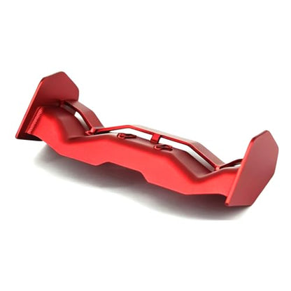 Aluminum Rear Wing for ARRMA Mini Kraton 3S 1/16 RC Car, Upgrade Part(Red) - color: Red