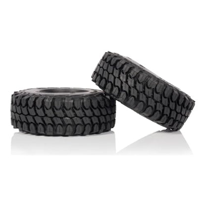 4Pcs Rubber 110x40mm 1/10 RC Crawler 1.9 Tires with Foam Inserts for Gen7 Gen8 SCX10 TRX4 Upgrades (D-110x40mm)
