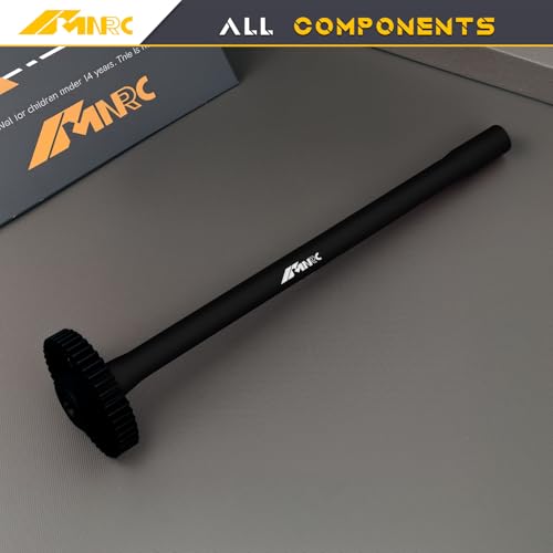 Alum 45T Spur Gear & Center Drive Shaft for 1/16 MIni MAXX Driveshaft RC Car Series Upgrades Part Black - color: Black