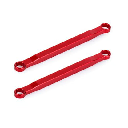 Aluminum High Clearance Chassis Links for 1/30 Axial SCX30 RC Crawler Car Upgrade Parts (Red) - color: Red