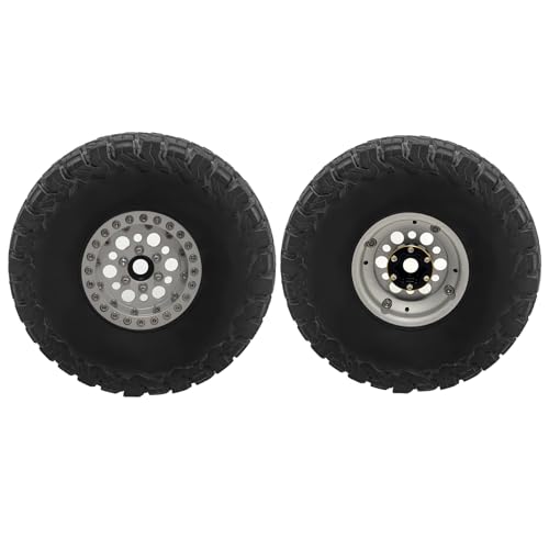 4Pcs RC Brass Weights 12mm Hex Hub Extended Adapters Widen 6mm Counterweights for 1.9inch Beadlock Wheel Rim Compatible with Axial SCX10 90046 Redcat TRX4 Gen7 D90 CC01 1/10 RC Crawler (6mm) - color: 6mm
