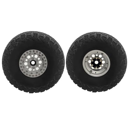 4Pcs RC Brass Weights 12mm Hex Hub Extended Adapters Widen 6mm Counterweights for 1.9inch Beadlock Wheel Rim Compatible with Axial SCX10 90046 Redcat TRX4 Gen7 D90 CC01 1/10 RC Crawler (6mm) - color: 6mm