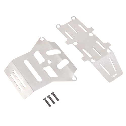 KYX Racing Stainless Steel Skid Plate Guard Chassis Guard Upgrades Parts Accessories for 1/10 Rc Crawler Tamiya Hornet-EVO