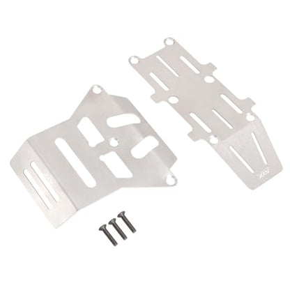 KYX Racing Stainless Steel Skid Plate Guard Chassis Guard Upgrades Parts Accessories for 1/10 Rc Crawler Tamiya Hornet-EVO
