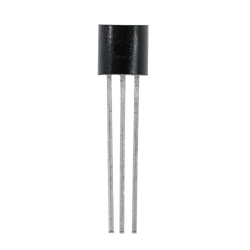 10pcs DS18B20 18B20 TO-92 3 Pins Wire Digital Thermometer Temperature IC Sensor - color: Black