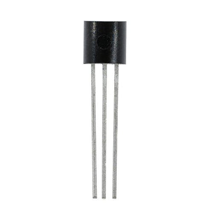10pcs DS18B20 18B20 TO-92 3 Pins Wire Digital Thermometer Temperature IC Sensor - color: Black