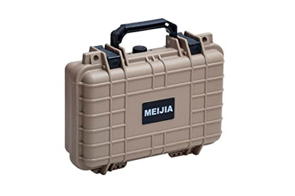 MEIJIA Portable All Weather Waterproof Protective Hard Case, Small Camera Case,Dry Case with Customizable Foam,Fit Use of Drones, Camera,Equipments, 11.65 ”x8.35”x3.78” - color: Desert Tan