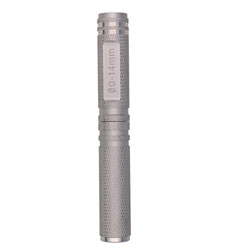 0-14mm Body Aluminum Reamer Hole Puncher with Protective Sleeve Hobby Tool Combo Set for RC Model Bodyshell Connector, Universal Opener Drill Tool(Silver)