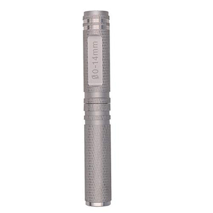 0-14mm Body Aluminum Reamer Hole Puncher with Protective Sleeve Hobby Tool Combo Set for RC Model Bodyshell Connector, Universal Opener Drill Tool(Silver)