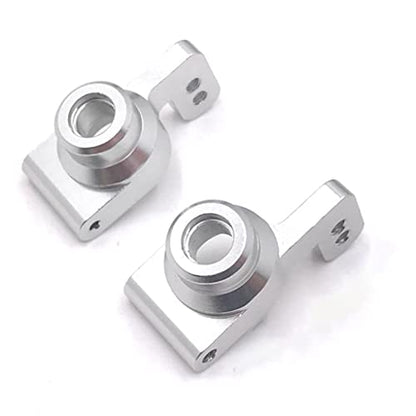 2/Set RC Car Metal Rear Axle Carrier Spare Parts Set for WLtoys 144001 1240191 24018 - Weight Metal - Upgrade Performance and Durability - Easy to Install - - Silver - color: Silver