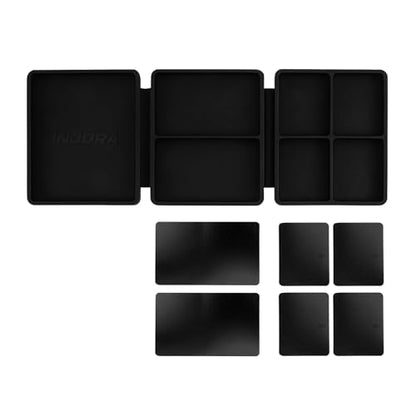 INJORA Portable Tri-Fold Silicone Tool Tray, Parts Tray (108x88mm)