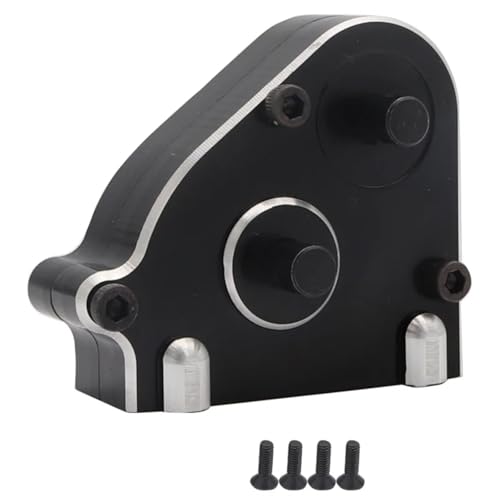 RC Car Parts for MN for MN128 MN86 MN86S MN86K MN86KS G500 1/12 Remote Control Upgrade Parts Metal Transmission Gearbox Transfer Case RC Crawler(Black) - color: Black