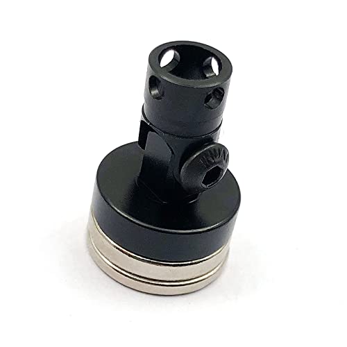 FainWan 4PCS RC Magnetic Body Post,Alloy Magnetic Stealth Invisible Body Shell Mount Column Compatible with H-S-P Red-cat Hi-Moto Tra-xxas SCX10 4WD 1/10 RC Car (Black)