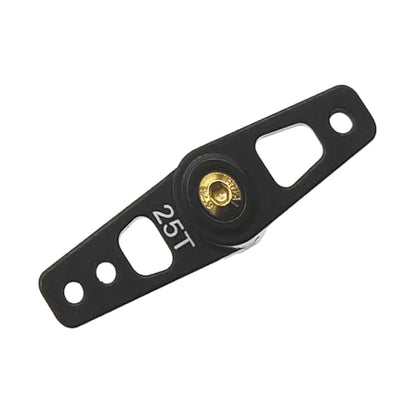RC Metal 25T Adjustable Steering Servo Horn Arm Compatible with Axial SCX10 90046 Recat HSP Traxxas TRX-4 1/10 RC Crawler Car Airplane Boat