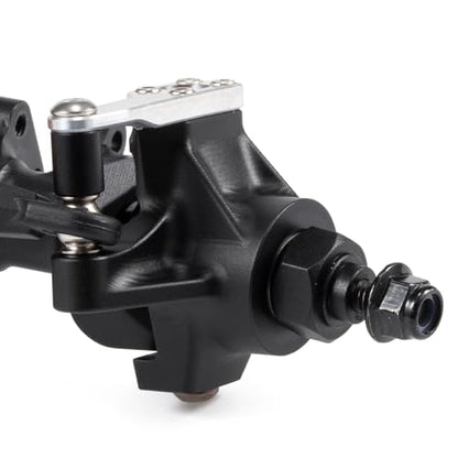 Aluminum Steering Knuckles Black Clear Anodized for Axial SCX10 II AR44 Vanquish HD44 D44 VS4-10 Rockjock F9 F10T Straight Axle (Black) - color: Black
