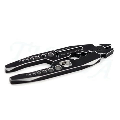 RC Crawlers Components for SCX10 for TRX4 1/10 1Set Metal Shock Absorber Pliers Ball Nose Clip Assembly Disassembly Tool RC Car Upgrade Parts(Silver) - color: Silver