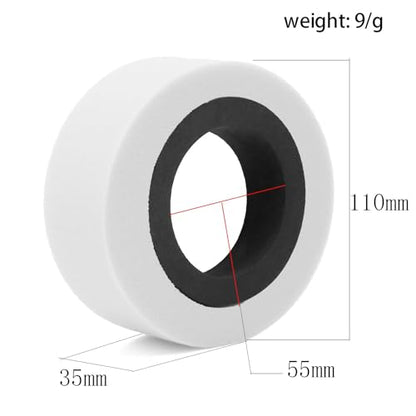 1.9 Tire Inserts Soft Outer Foam Inserts， 4 Pcs Dual Stage Closed Cell Inner Car Crawler Tire Foams Wheel Inlay Foam Sponge， for 1.9inch Wheel Tires RC Crawler Axial SCX10 90046 TRX4
